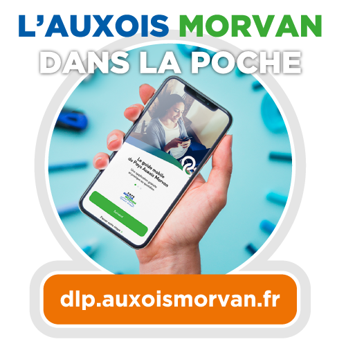 Visuel de communication Auxois Morvan dans la poche