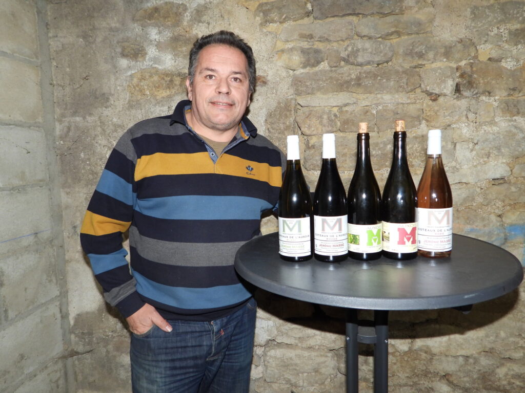 Portrait de Jérôme Massé producteur des vins « Coteaux de l’Auxois »